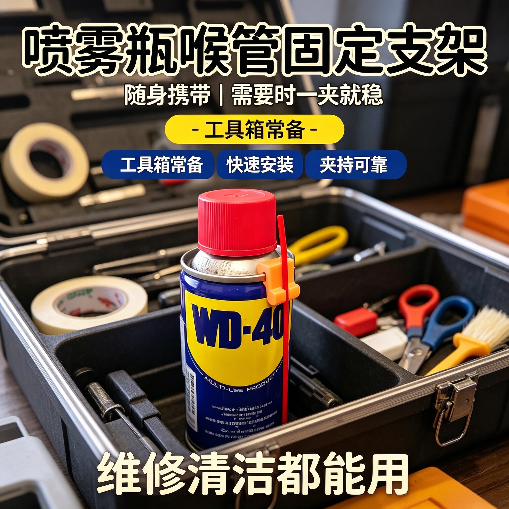 200mlWD40喷嘴防滑底座支架