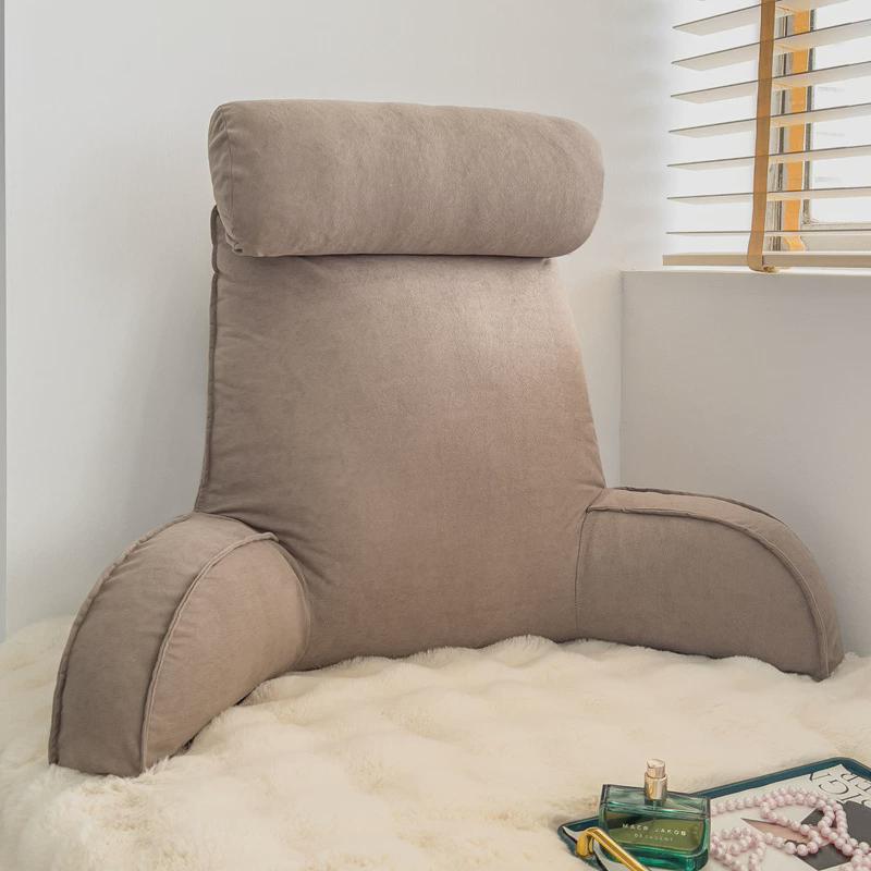 简约床头靠垫新款k加高客厅阳台飘窗腰靠办公宿舍护腰靠垫可拆洗