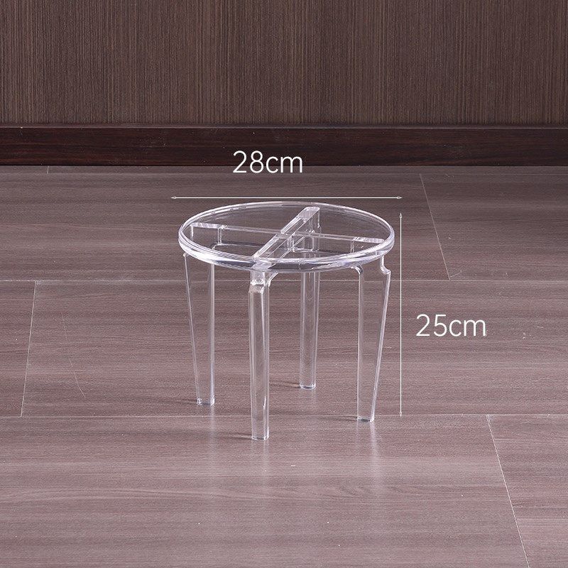 意式极简亚克力矮凳轻奢现代客厅透明吧台凳酒吧网红水晶高脚凳,住宅家具,高脚凳,淘宝优惠券,粉丝福利购,淘宝优惠卷