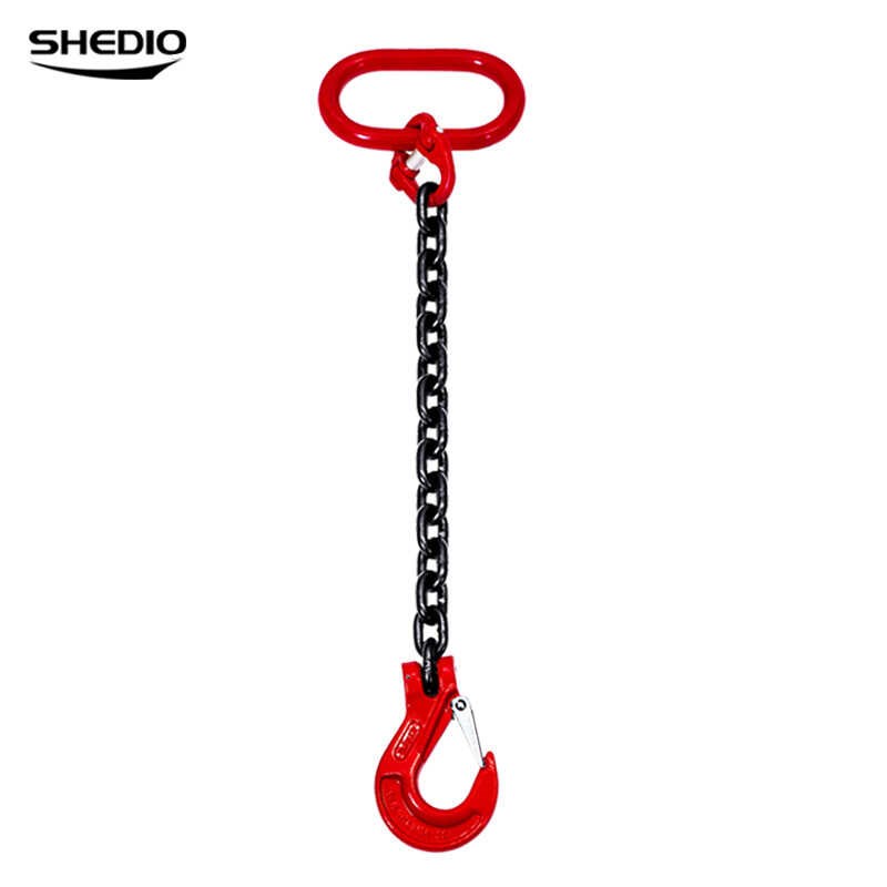 晟雕定做G80锰钢起重炼条吊索具A组合吊钩吊环组合起重吊具8吨2腿