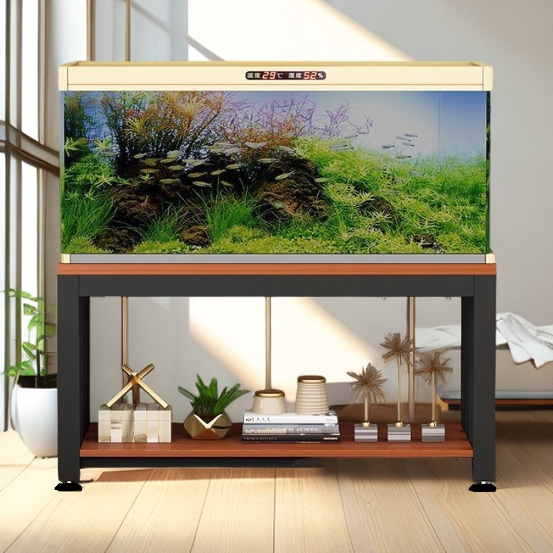 鱼缸底柜鱼c缸架金属底架底座客厅鱼缸架子铁艺鱼缸底架水族箱定