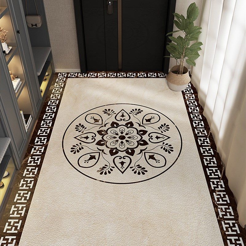 中式入户门地垫家用进门皮革脚垫门垫进门大门口防滑玄关地毯pvc,居家布艺,入户地垫,淘宝优惠券,粉丝福利购,淘宝优惠卷