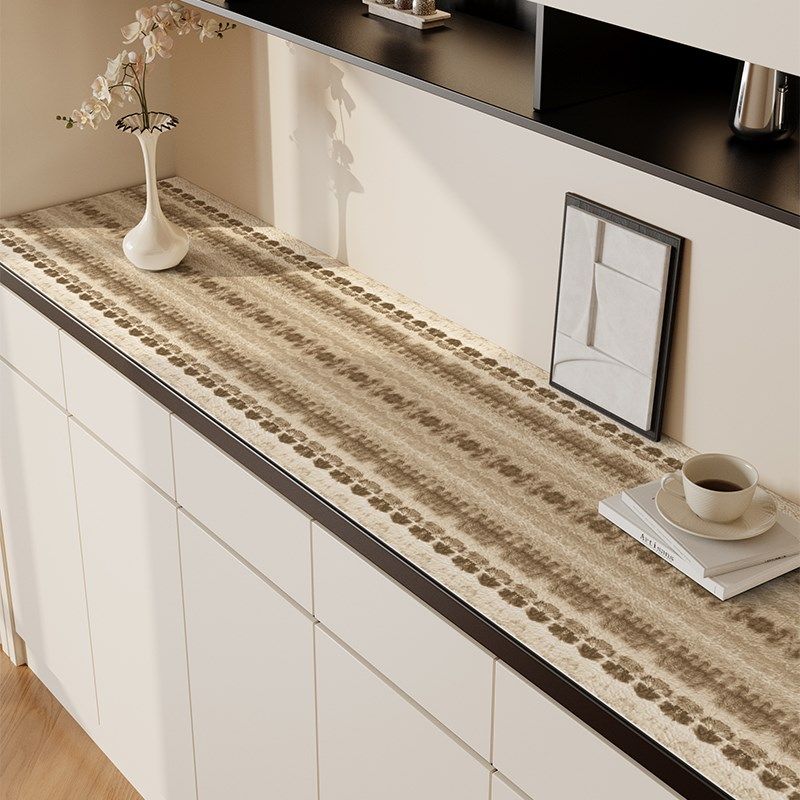 简约高级感电视柜桌垫餐边柜台面保护垫防水防油玄关桌面鞋柜垫子,居家布艺,桌布,淘宝优惠券,粉丝福利购,淘宝优惠卷