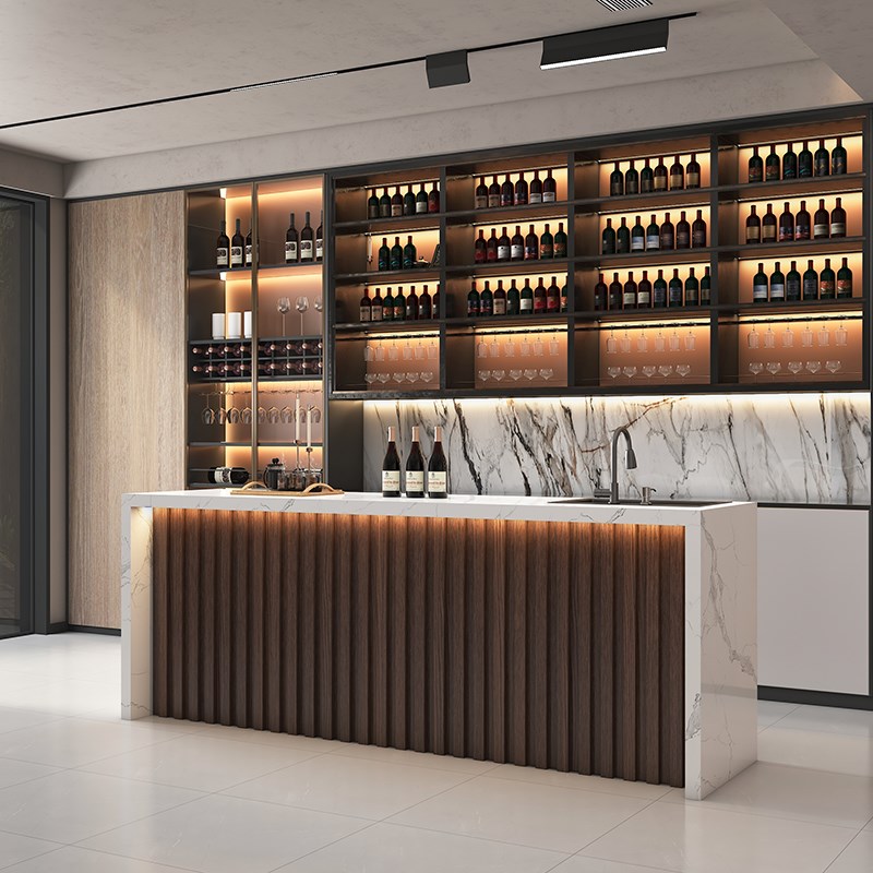 公司水吧接待台大理石酒吧咖啡厅z茶水间商用吧台休闲 区岛台