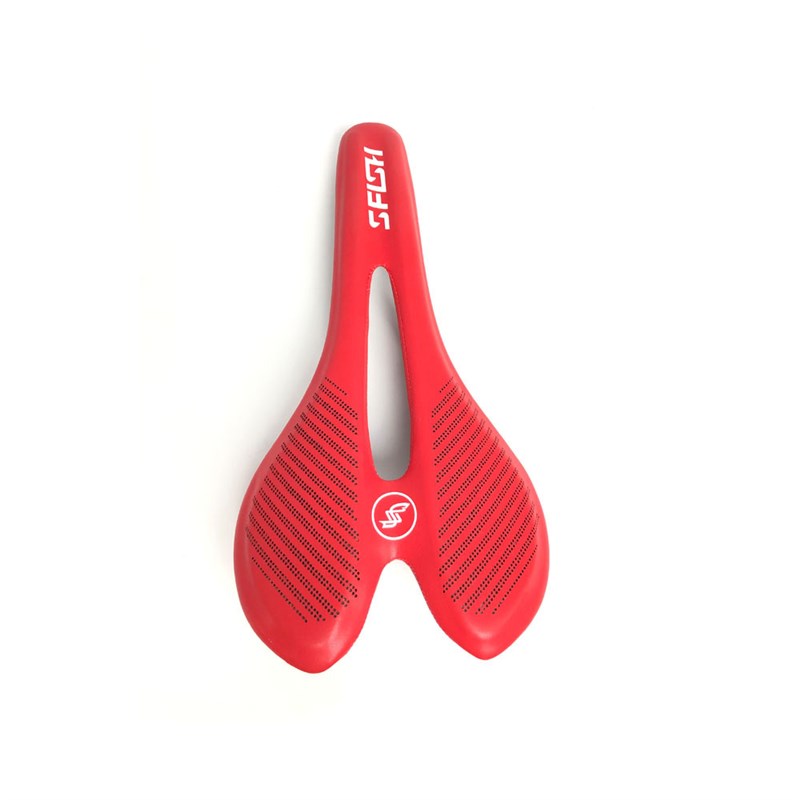 山地公路车碳纤超纤皮轻中空座包F超轻碳弓底舒适男自行车坐垫