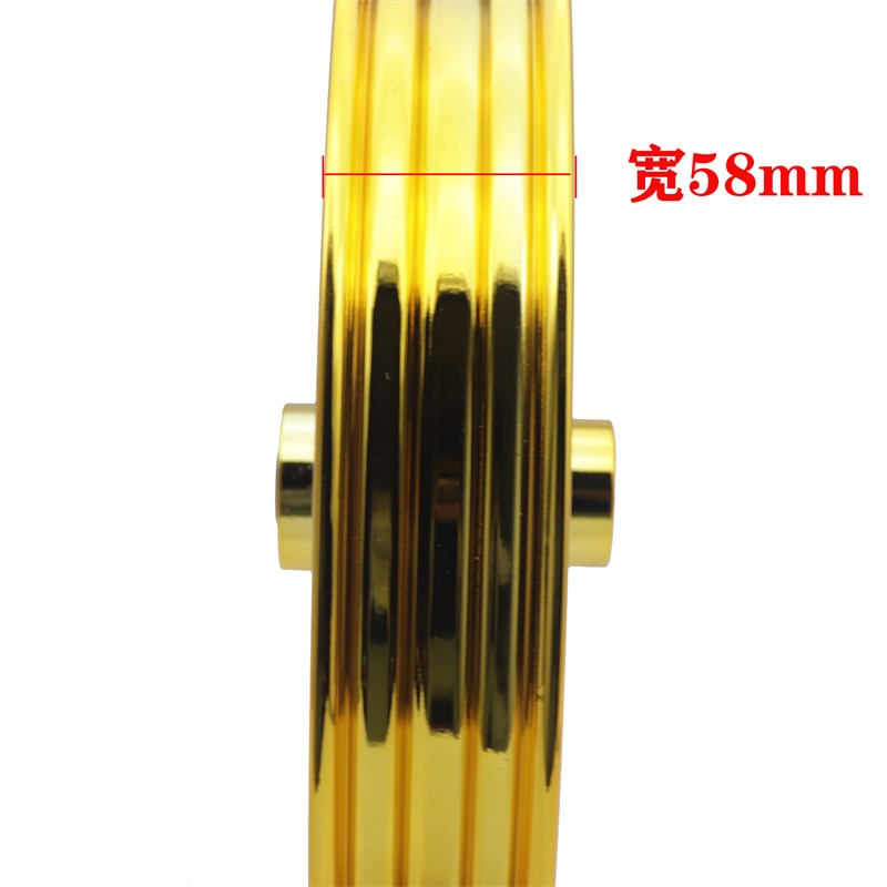 适用深远009电动车改装刹车12X2..15电镀色10爪12寸前轮毂轮圈