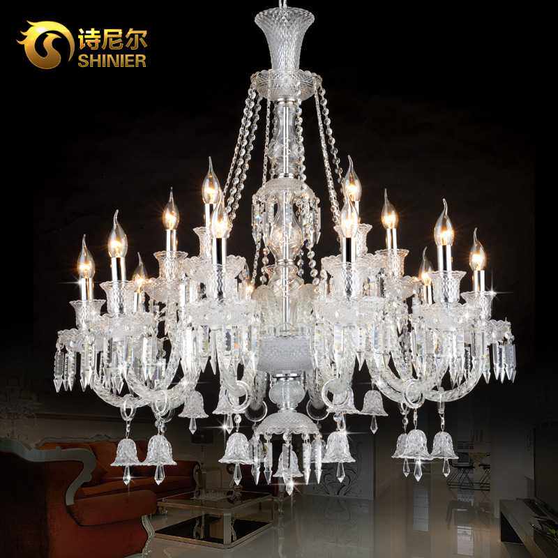 法式欧式吊灯客厅水晶灯奢华现代简约大气led餐厅卧室蜡烛吊灯具