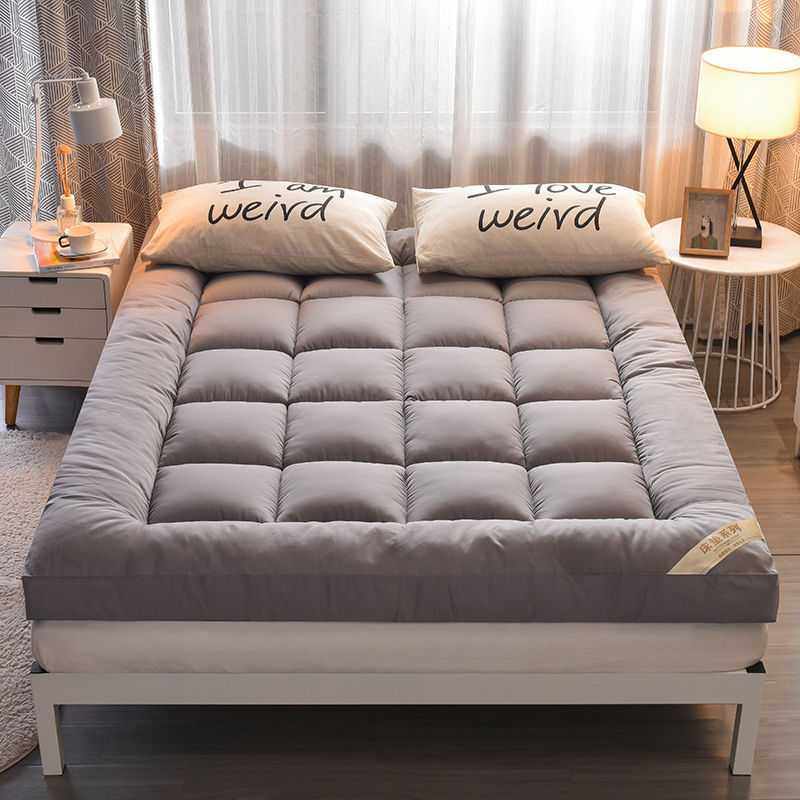 加厚12厘米羽绒棉床垫可折叠榻榻米五酒店软床褥1.5m1.8m垫背