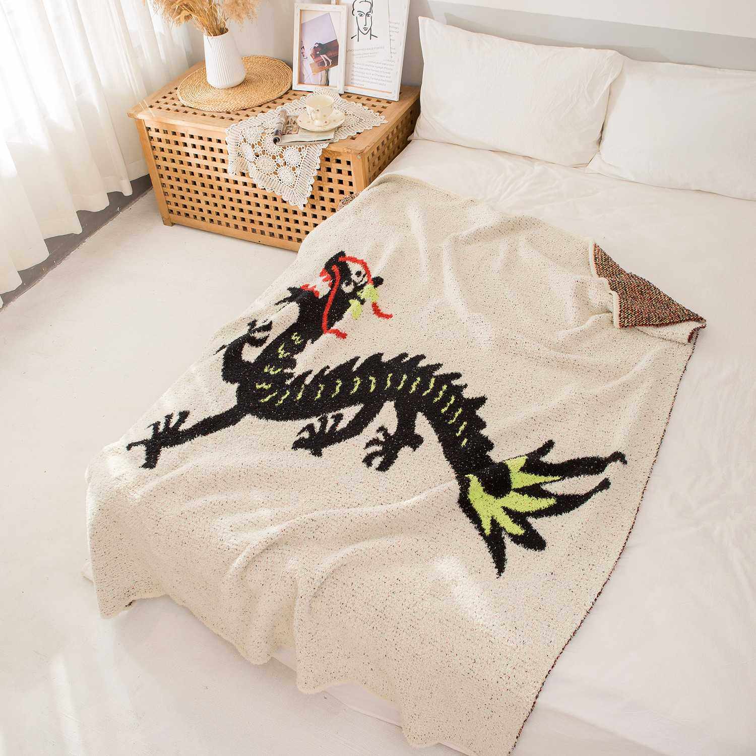 软糯半边绒针织毯子 厂家直发动物图案休闲盖毯办公室午睡沙发,电子元器件市场,其它元器件,淘宝优惠券,粉丝福利购,淘宝优惠卷