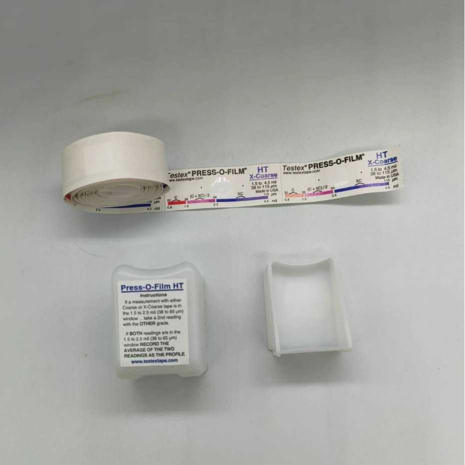 testex粗糙度测试带X-Coarse粗糙度复制胶带拓片纸易高E122C锚纹