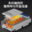 鸿艺汉堡机商用小型全自动加热双层烘包烤堡机大型汉堡店机器设备