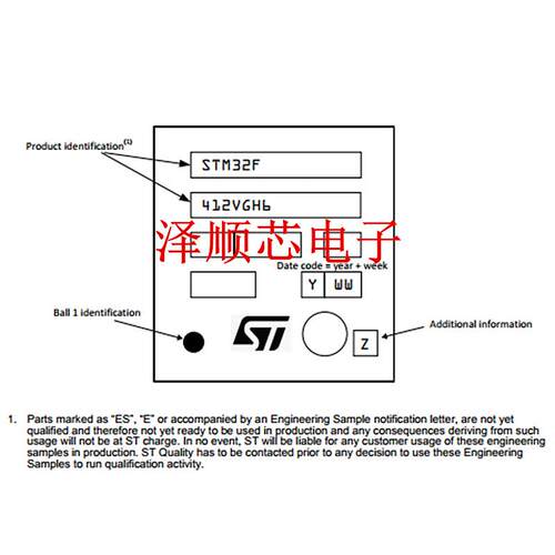 STM32F412VGH6丝印32F412VGH6UFBGA100单片机微控制器原装