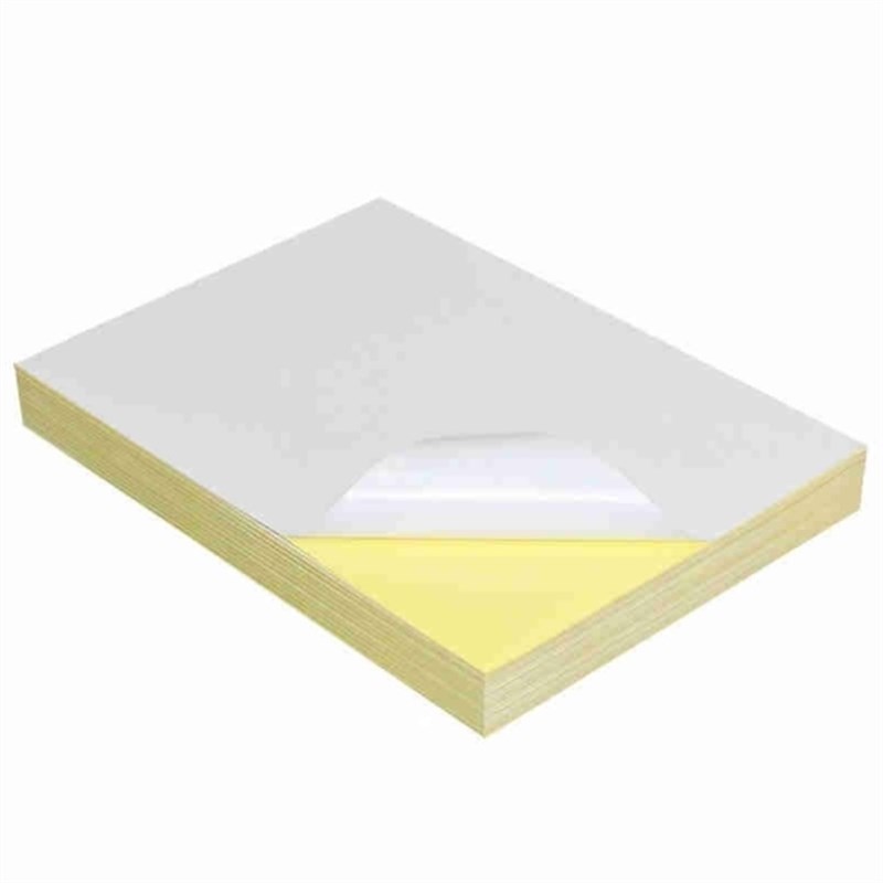 不干胶打印纸a4背胶相纸光面哑面标签纸A5背T胶相纸100张