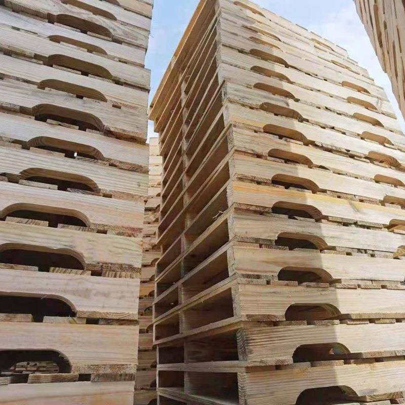 港无进锡木托 张家木盘托盘叉车托盘DOS江阴木栈板四X面二面叉木