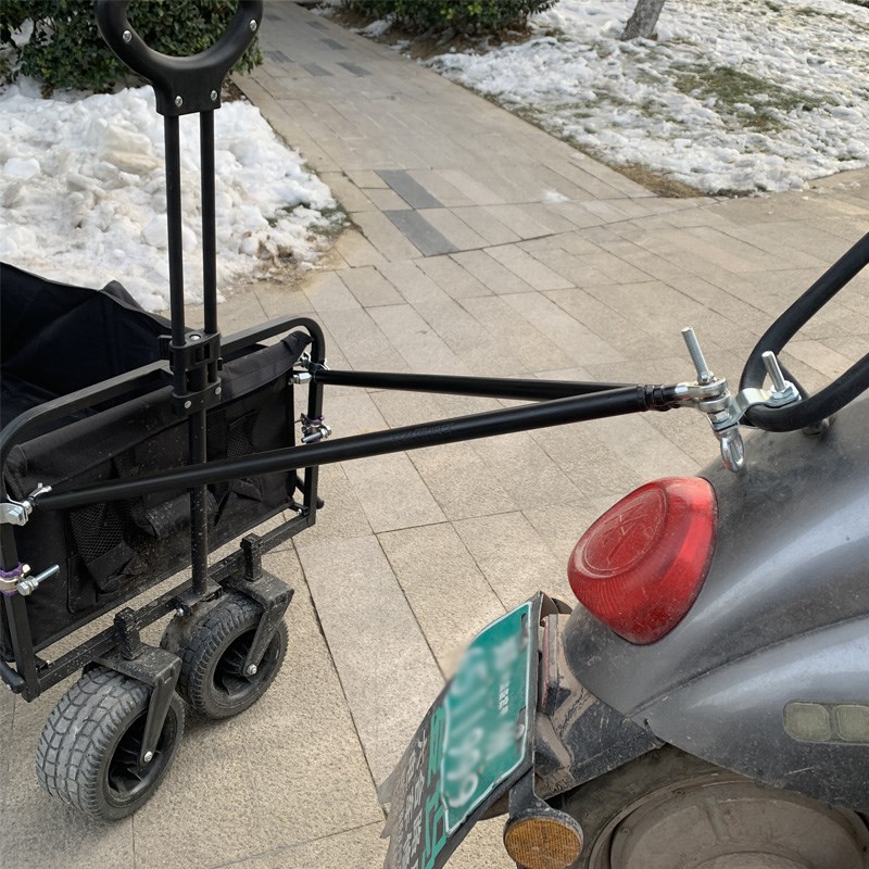 电动车拖车连接杆露营车拖车x连接器自行车拖车连接营地车拖拉改