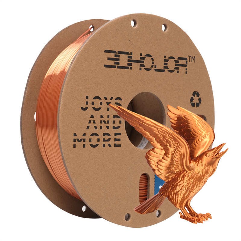 3DHoajor PLA彷丝绸单色双色三色丝绸渐变3D打印机耗材FDM耗材