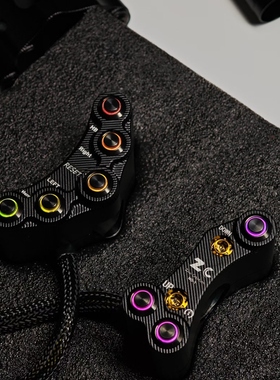 正品逐创糖豆开关升级第三代不锈钢金属按键黑化九号E80MK2车型