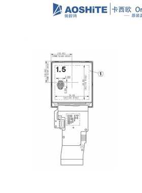 1.5寸液晶显示屏320×320MIPI屏COM15H1M61UHX正方形高清显示模组