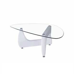 创意个性三角茶几钢化玻璃茶几弧形沙发配套检查coffee table