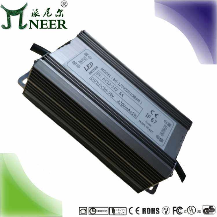 质保2年 80W 10串8并 DC40-85V 工矿灯 低压调光电源 led驱动