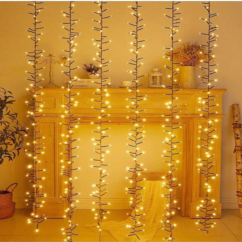 LED流星雨鞭炮流水灯瀑布灯蜈蚣灯道路绿化树灯户外防水灯彩灯