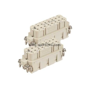 09200163111 小16芯 HAN 母芯重载连接器压接 10A HARTING哈丁