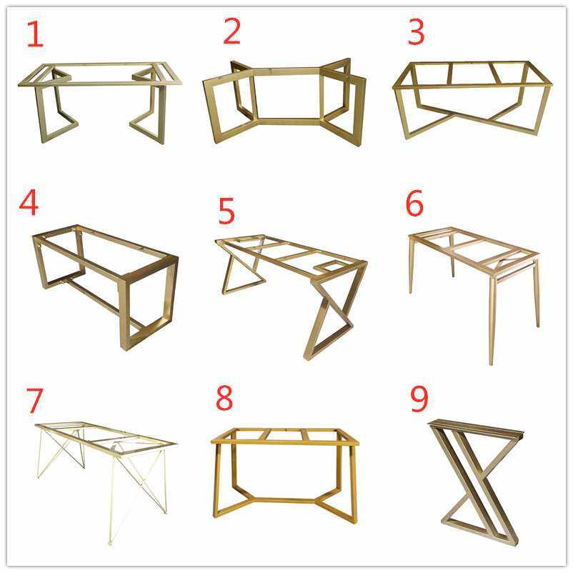 铁艺桌脚桌腿支架 办公桌电脑桌实木餐桌脚 大板桌吧台桌铁架
