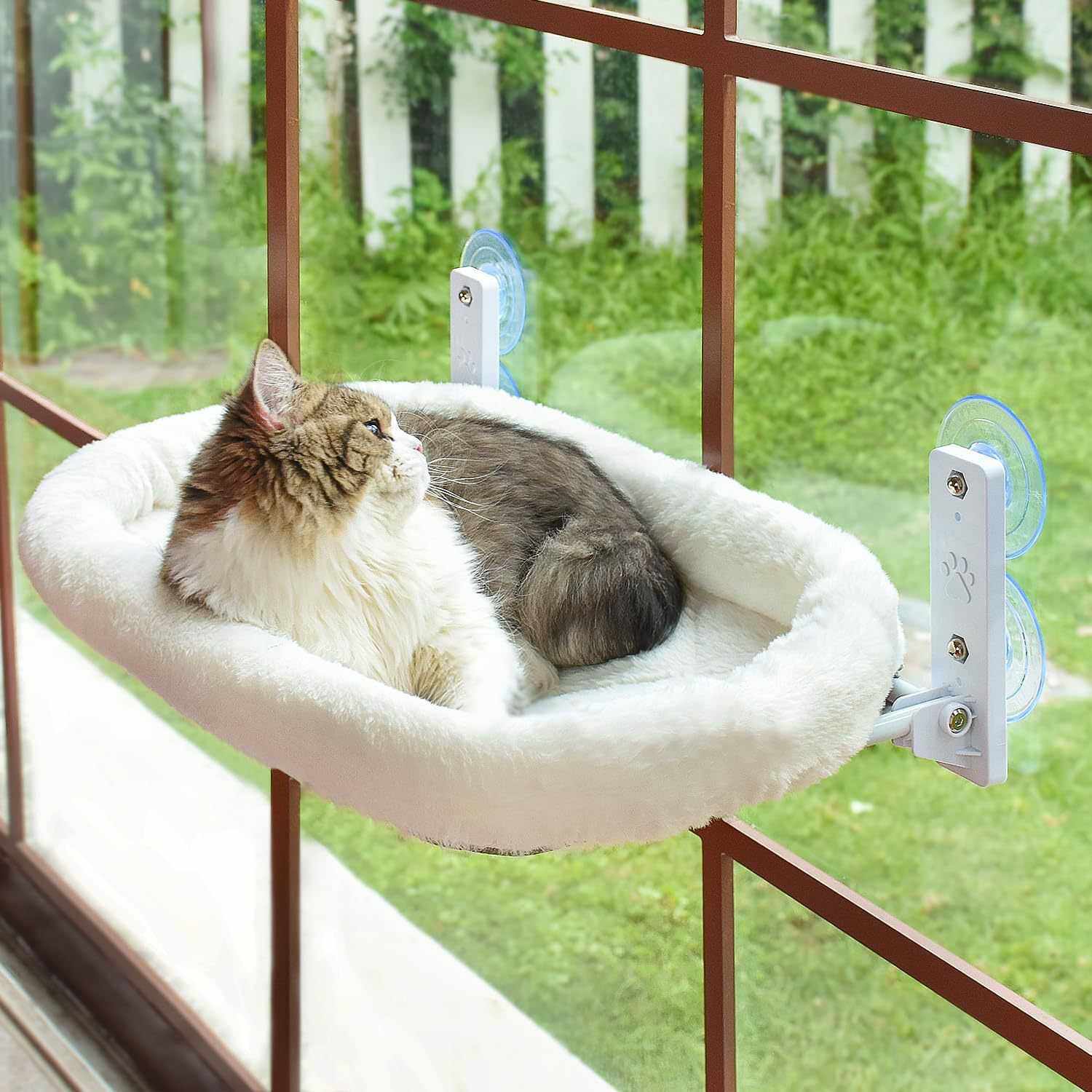 跨境猫吊床猫咪猫窝窗户窗台床边晒太阳吸盘阳台玻璃猫栖息地猫窝