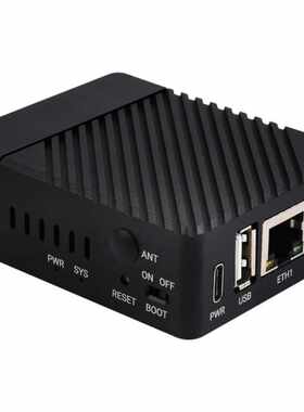 树莓派CM4双千兆网口小型迷你扩展板 CM4主机带金属外壳 Type-C