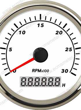 ECPC直径85MM多色背光步进电机转速表3000RPM