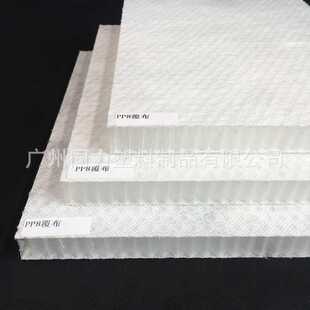 工厂 蜂窝板 pp塑料 两面带无纺布 防火阻燃用于汽车尾箱垫板