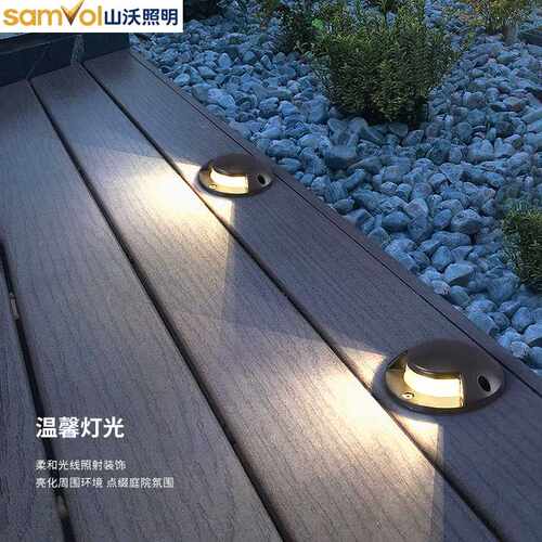 ?侧发光地埋灯嵌入式地灯led户外防水庭院室外别墅埋地