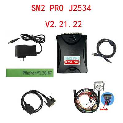 跨境SM2 PRO J2534 VCI Pcm ECU Programmer V2.21.22 PCM TOOL