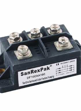 SanRexPak 100A三相整流桥DF100AA160 DF100AA120 DF50/75AA160