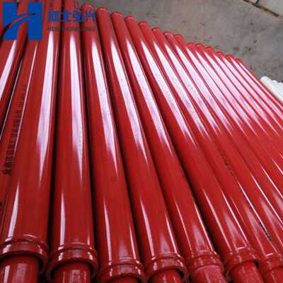 全套泵车泵管 DN125*3000三万方烤漆泵管 ST52泵管