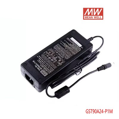 正品GST90A明纬电源适配器A12///A24/A48 GS 12V15V24V48V P1M