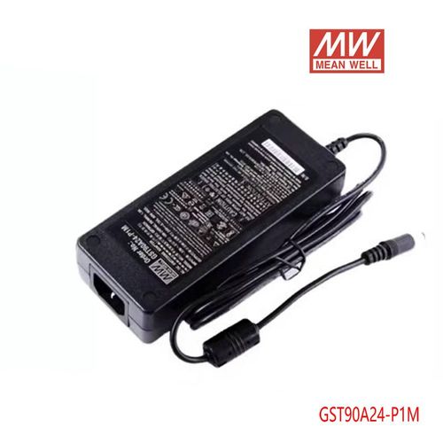 正品GST90A明纬电源适配器A12///A24/A48 GS 12V15V24V48V P1M