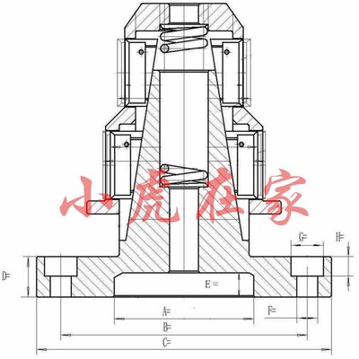 纸箱机械配件瓦楞纸板生产线无轴支架原纸顶纸自动膨胀夹头