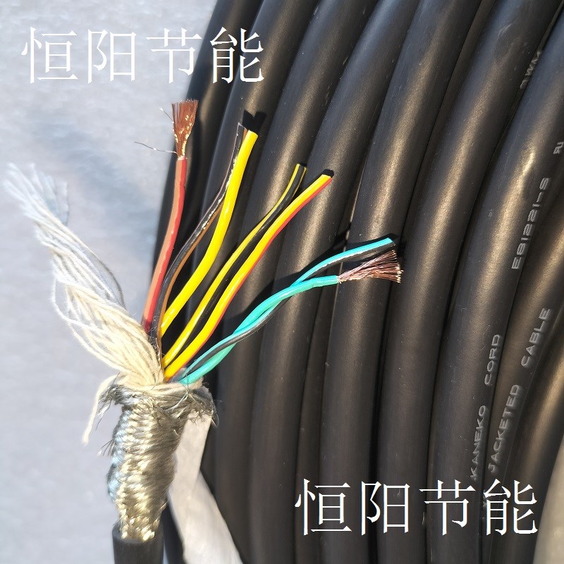 日本进口7芯屏蔽线发那科编码器线5*0.35+2*0.2耐曲拖链电缆高柔