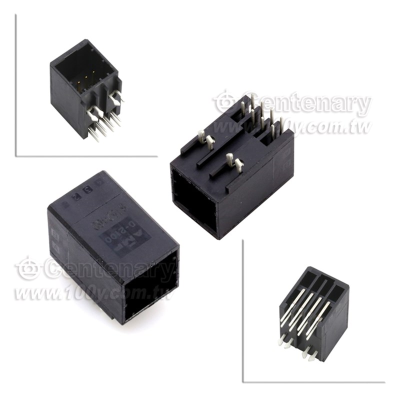 TE TYCO AMP 泰科安普连接器1376136-1  6P公座 D-2100D