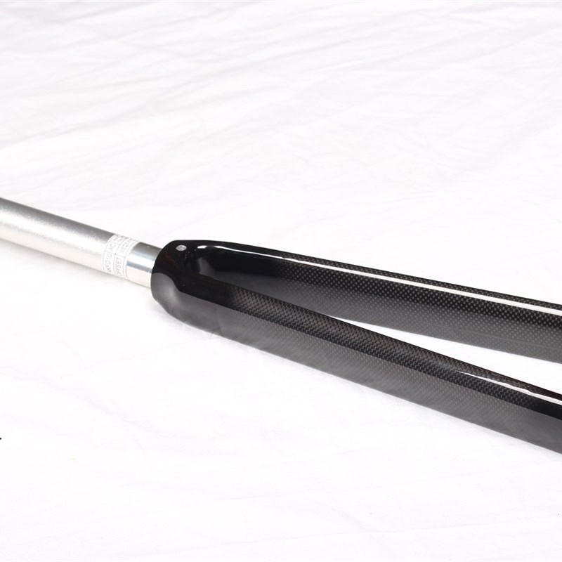 @自行车固定齿轮m玛莎半碳自行车死飞公路自行车挡风前叉