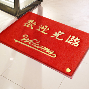 入户门口地垫pvc可擦洗高端进户门丝圈脚垫家用玄关防滑蹭土门垫