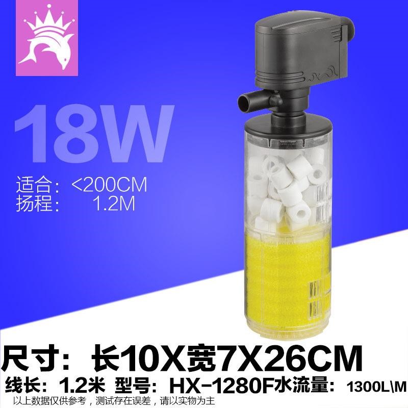 鱼缸合一过滤器 内置过滤F材料 水族过滤器三合一