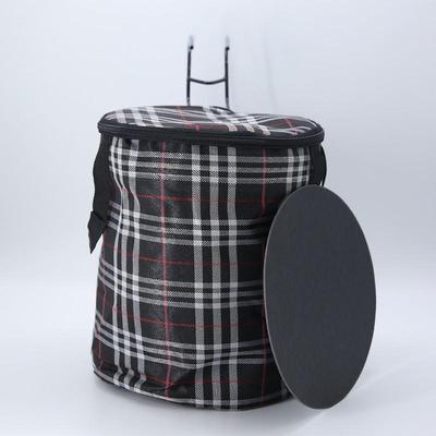 自行车篮子车筐前置蓝q子通用车篓帆布防雨折叠小型电动车挂篮挂