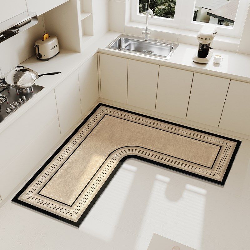 创意厨房硅藻泥地垫家用长条l形可裁剪吸水吸油脚垫防滑速干地毯,居家布艺,厨房地垫,淘宝优惠券,粉丝福利购,淘宝优惠卷