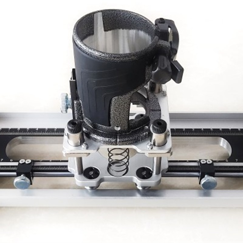 隐形合页十字铰链开o槽器铝合金门窗锁孔开孔器隐形拉手二合一开