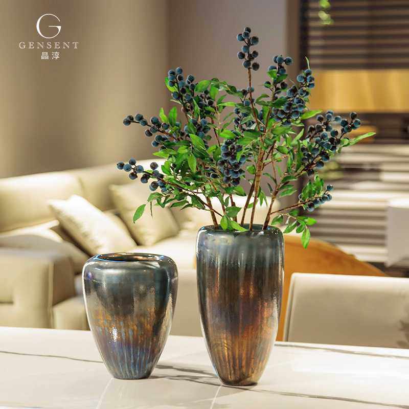 晶淳 做旧田园侘寂风花瓶大号插花软装摆件 仿陶瓷玄关庭院酒店,玩具/童车/益智/积木/模型,垂直悬浮玩具,淘宝优惠券,粉丝福利购,淘宝优惠卷