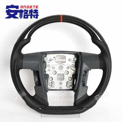 跨境热销适用09-14福特猛禽F150 Raptor hydro dip仿碳纤维方向盘