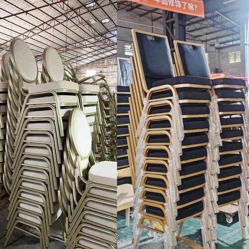 wedding chair stack steel banquet chair for hall event chair