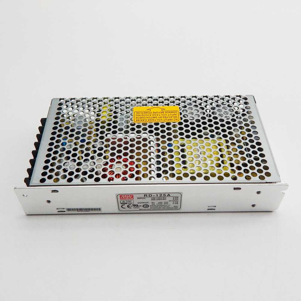现货RD-125A/125B明纬开关电源125W双组直流输出工控 MEANWELL